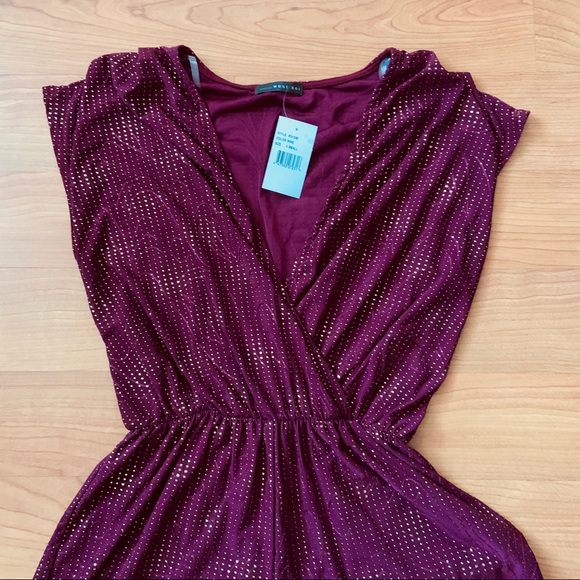 West Kei Metallic Dot Swirl Jumpsuit - Picture 4 of 7